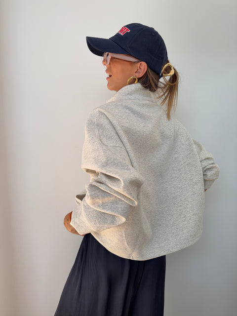 Sweat Brooklyn - gris chiné