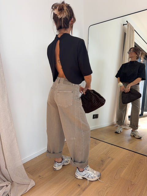 Jeans Beige délavé - Marley
