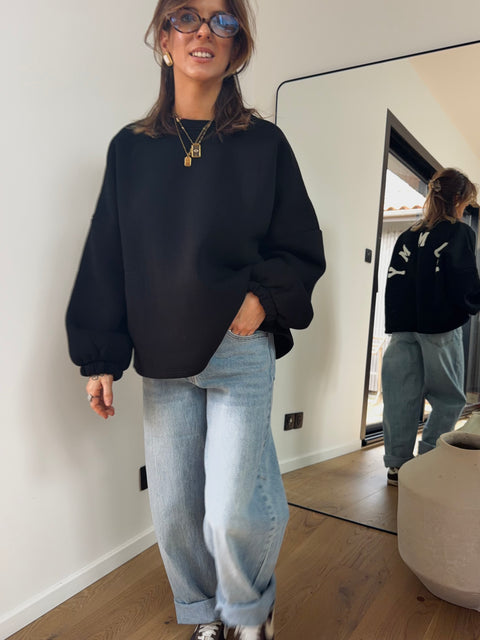 Sweat oversize noir - MOMMY