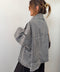 Veste en jean oversize - grise
