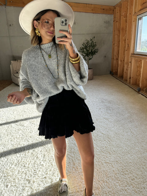 Jupe short - velours