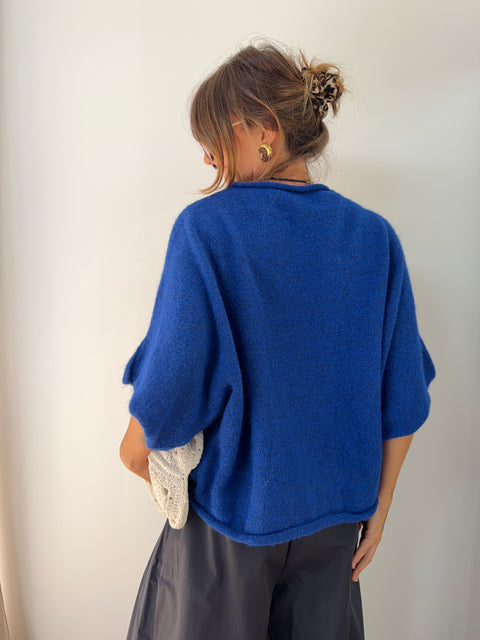 Pull Paris - bleu roi