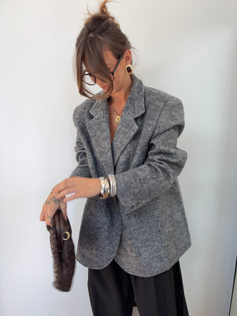 Veste lainage - grise
