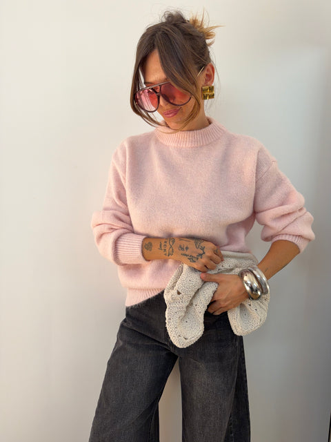 Pull parfait - rose poudré