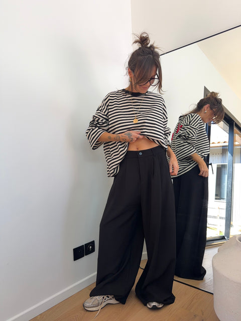 Pantalon droit Joe - noir