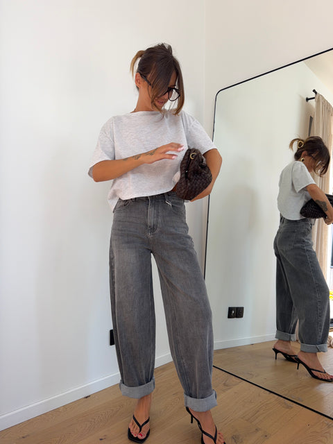 Jeans ballon Romy - gris