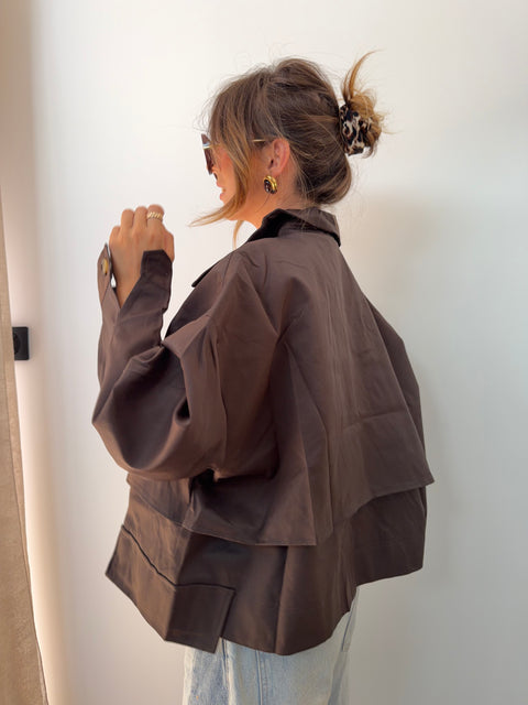 Trench Milan - chocolat