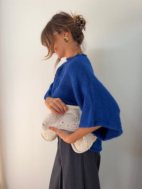 Pull Paris - bleu roi