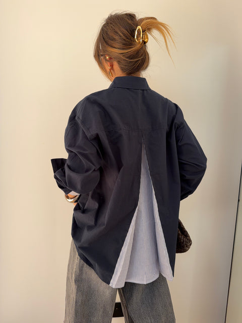 Chemise bleu marine - Mila