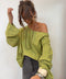 T-shirt asymétrique - vert pomme