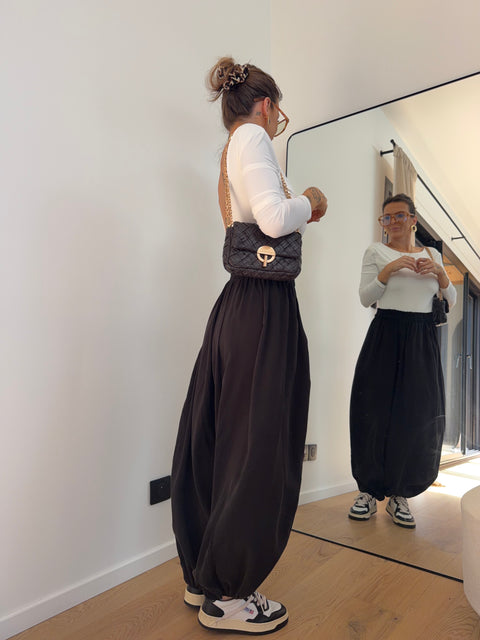 Pantalon ballon - noir (pré commande)