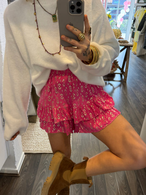 Jupe short - fushia