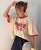 T-shirt Amour Club - rouge
