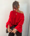 Pull oversize - rouge