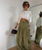 Pantalon droit - vert