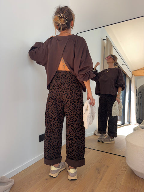 Jeans Mayron - leopard