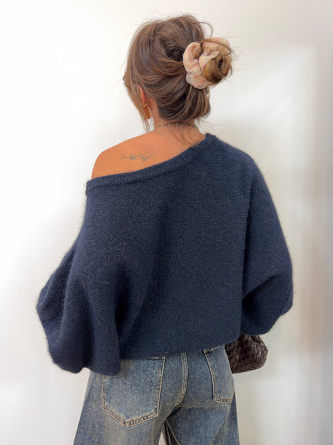 Pull asymétrique - marine