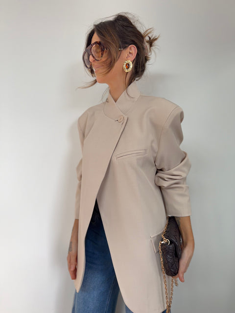 Blazer à boutons - beige