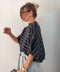Pull Paris rayé - kaki & bleu marine