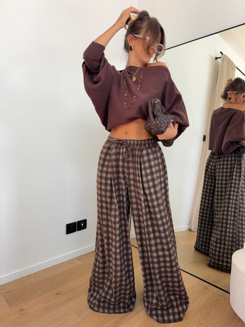 Pantalon Hazel - choco