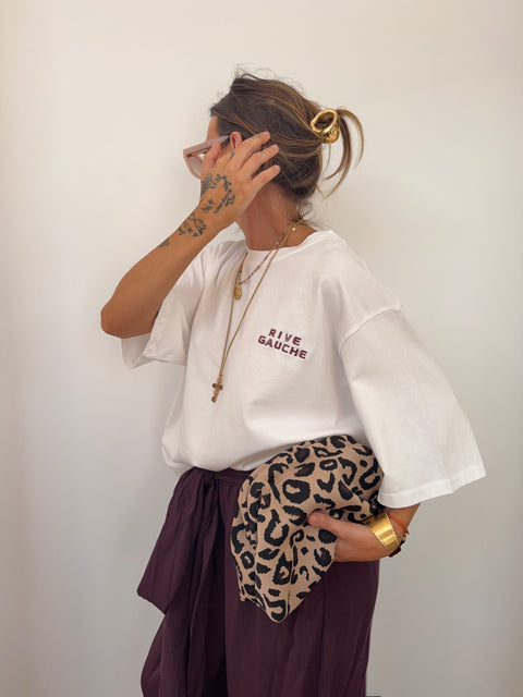 T-shirt Rive Gauche - blanc