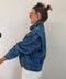Veste en jeans à détails