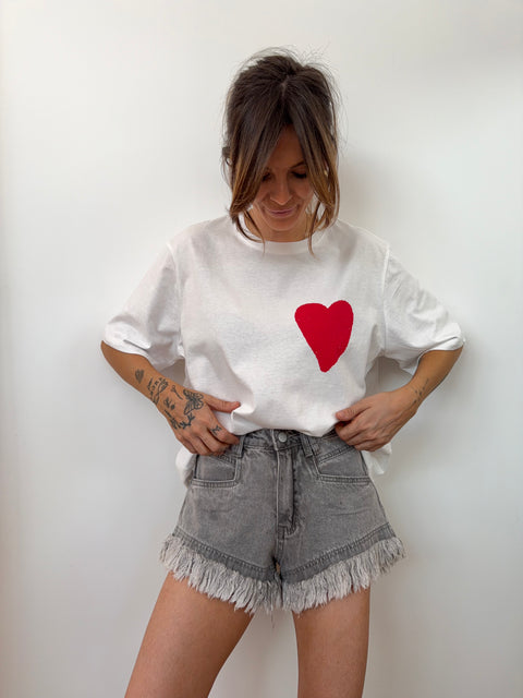 T-shirt à motifs