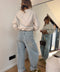 Jeans baggy Paoly - azul claro