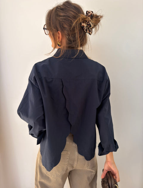 Chemise Flora - bleu marine