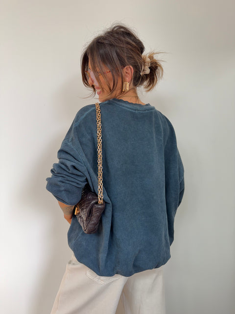 Sweat - bleu petrole