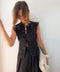 Top en dentelle - noir
