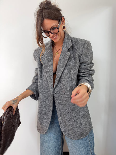 Veste lainage - grise