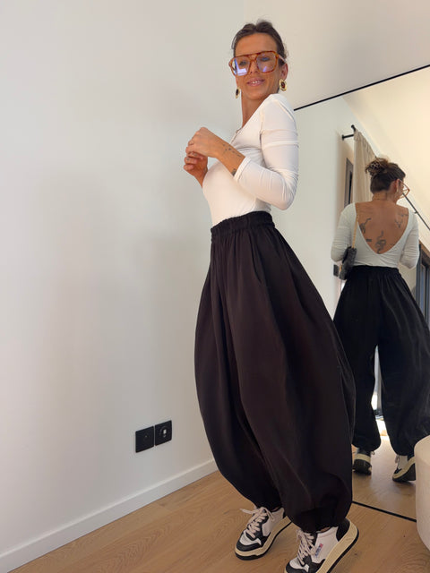 Pantalon ballon - noir (pré commande)