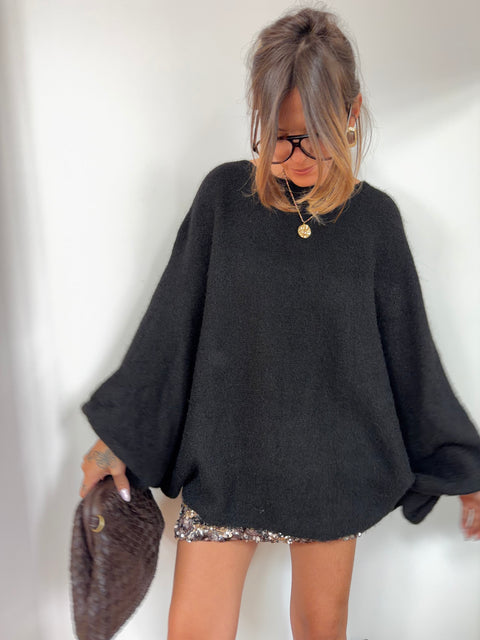Pull oversize - noir