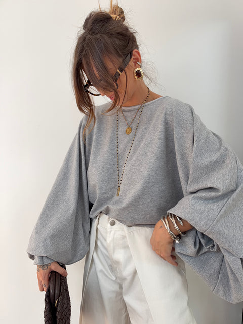 Haut bouffant Gui - gris