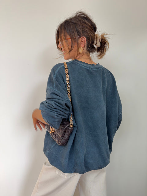 Sweat - bleu petrole