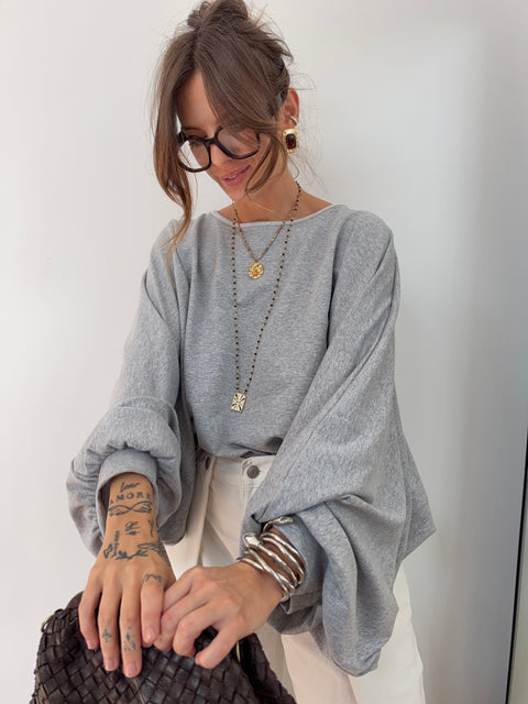 Haut bouffant Gui - gris