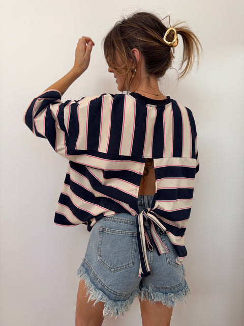 Short en jean - bleu