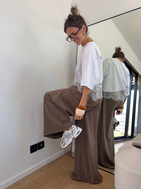 Pantalon droit Joe - taupe