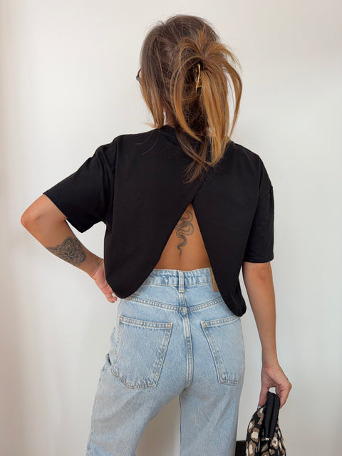 T-shirt Mia Lover's - noir