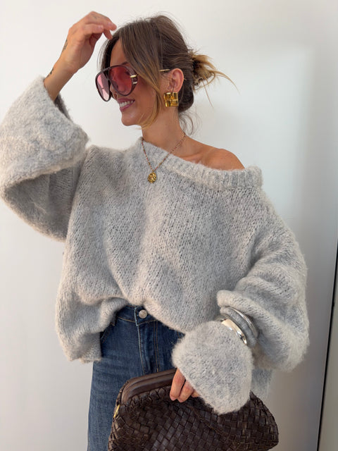 Pull Marlon - gris clair