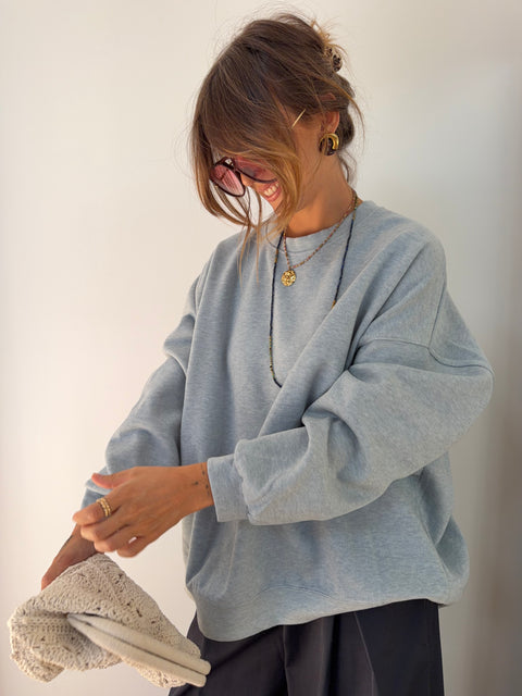 Sweat Marlon - bleu ciel