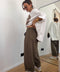 Pantalon léger kaki