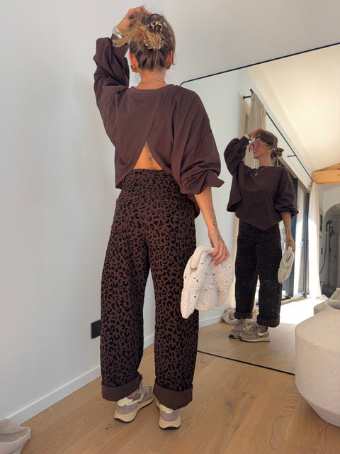 Jeans Mayron - leopard