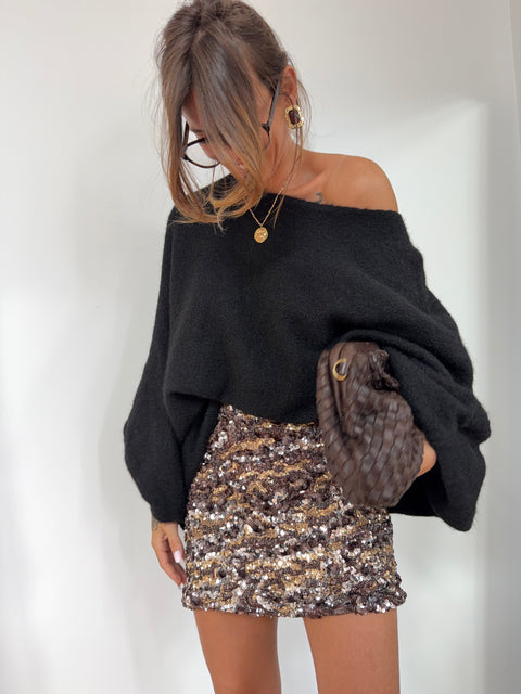 Pull oversize - noir