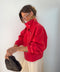 Veste en jean - rouge