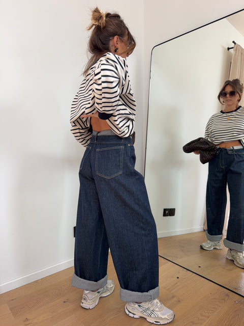 Jeans à revers Dave
