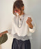 T-shirt manches longues dentelle