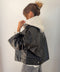 Veste simili - noir