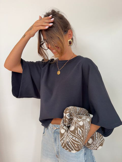 Sweat léger parfait - bleu marine